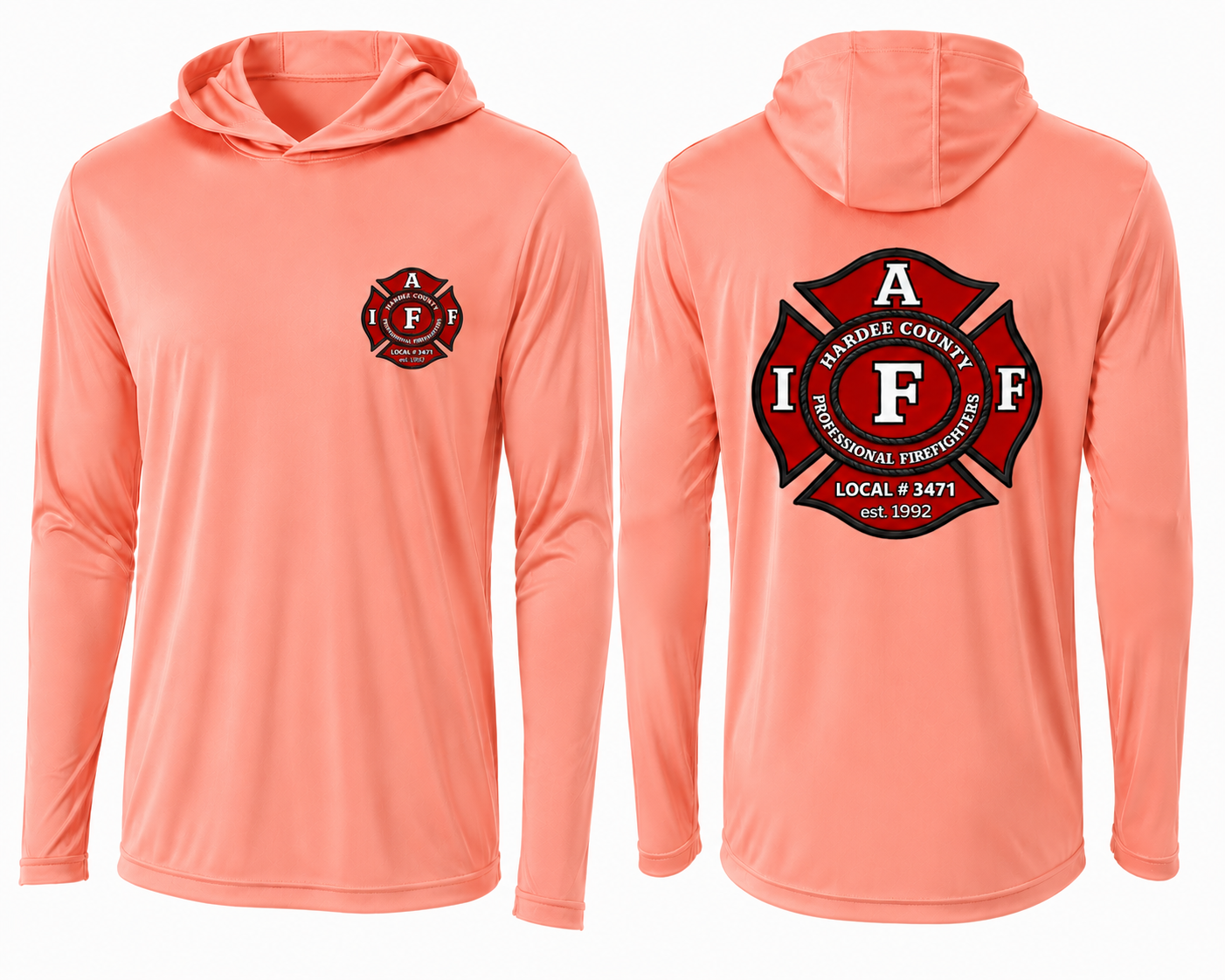 Long Sleeve hooded Dry Fit Union Logo